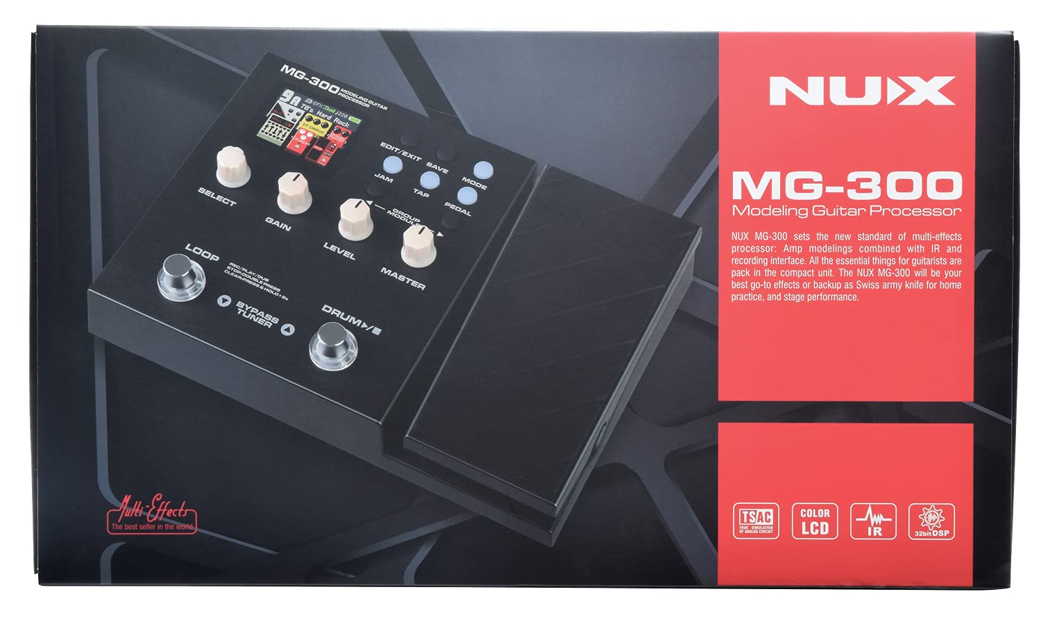 Amazon.co.jp: NUX MG-300 マルチエフェクター 国内正規輸入品 : 楽器