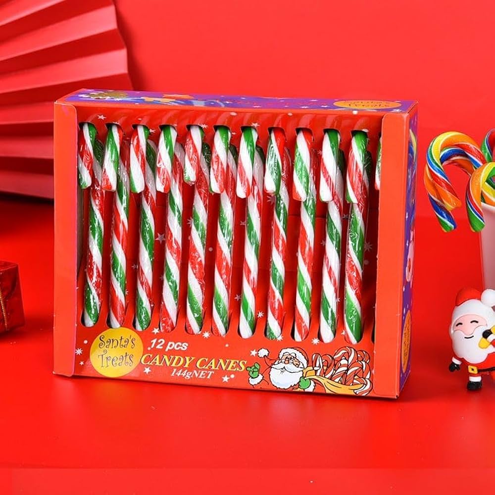 Amazon.co.jp: セイカオエン キャンディケイン 飴 クリスマス お菓子