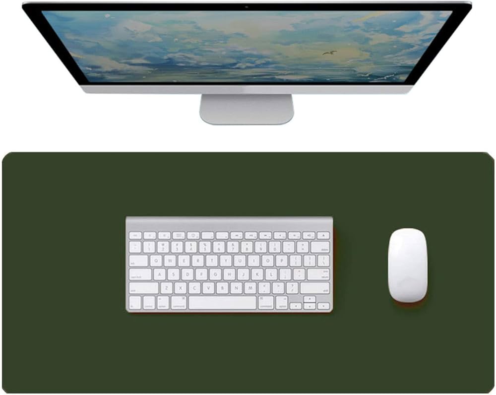 Amazon | NOEINA オフィス用品 PUレザー デスクマット マウスマット