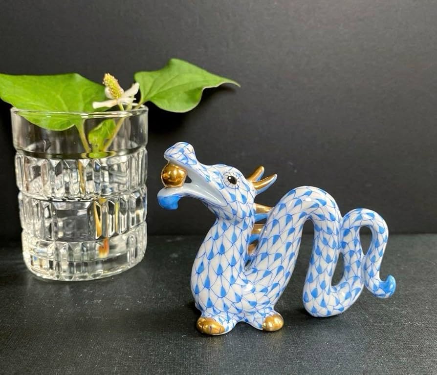 Amazon.co.jp: ヘレンド HEREND 辰年 龍 干支置物 フィギュリン