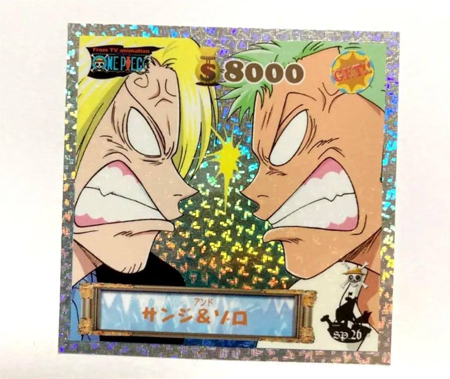 Amazon.co.jp: ONE PIECEワンピース シール コレクション サンジ ゾロ