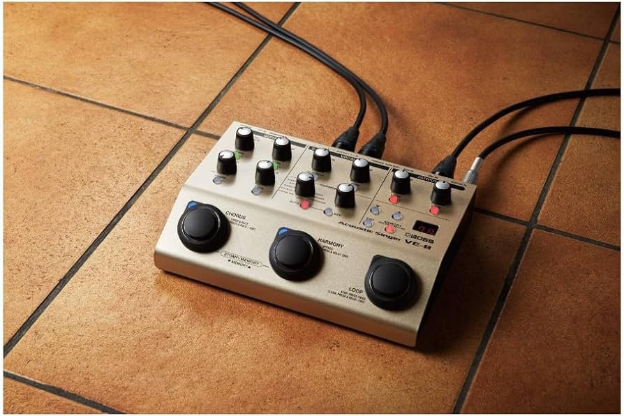 Amazon.com: BOSS VE-8 Acoustic Singer | Compact All-In-One Preamp