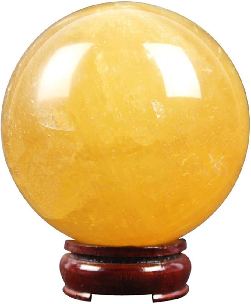 Amazon.co.jp: HAMILO 風水水晶クリスタル ゴールデンカルサイト 10cm