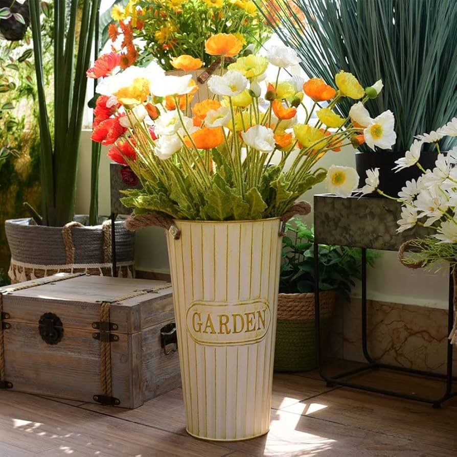 Amazon.co.jp: JJZXD フラワーバケツの世帯目を覚ます花のバケツの花屋