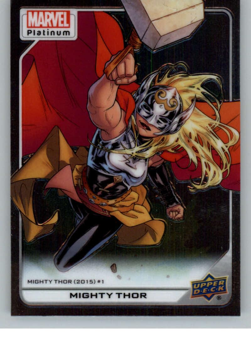 Amazon.com: 2023 Upper Deck Marvel Platinum #135 Mighty Thor (Jane