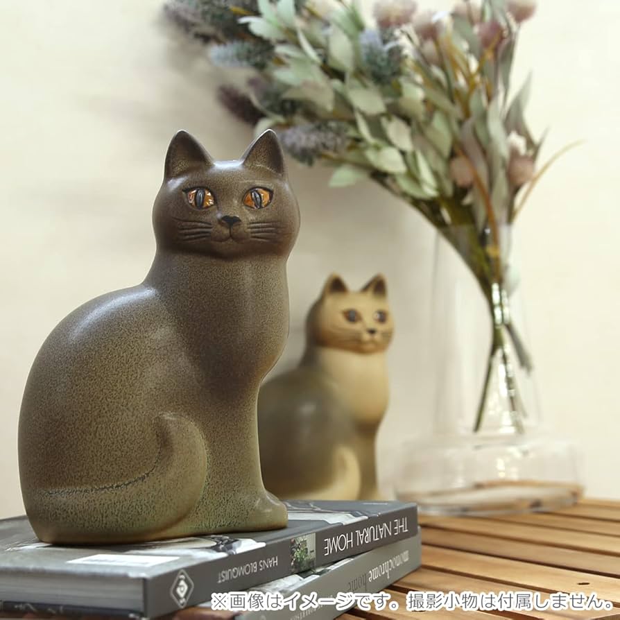 Amazon.co.jp: ［リサラーソン］Lisa Larson 置物 キャットムレ
