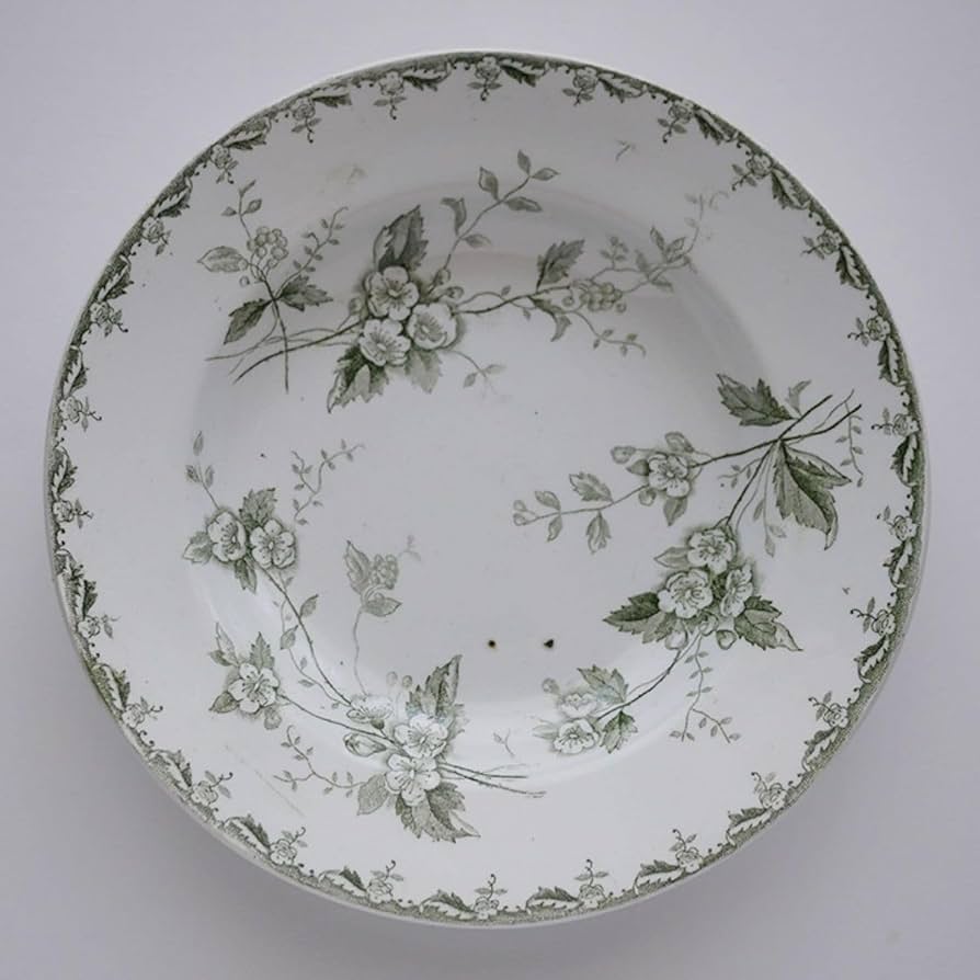 Amazon | フランス アンティークプレート サンタマン rosette ロゼット