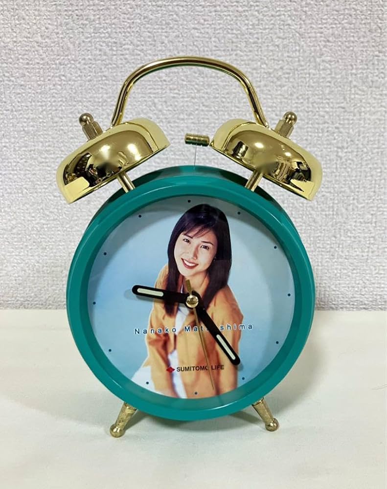 Amazon.co.jp: 松嶋菜々子 ボイス付き 目覚まし時計 住友生命