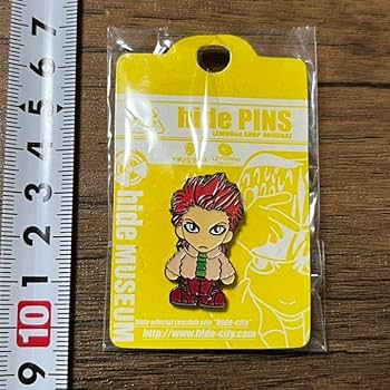 Amazon.co.jp: HIDE ミニフィギュアチャーム5種&ピンバッジセット X