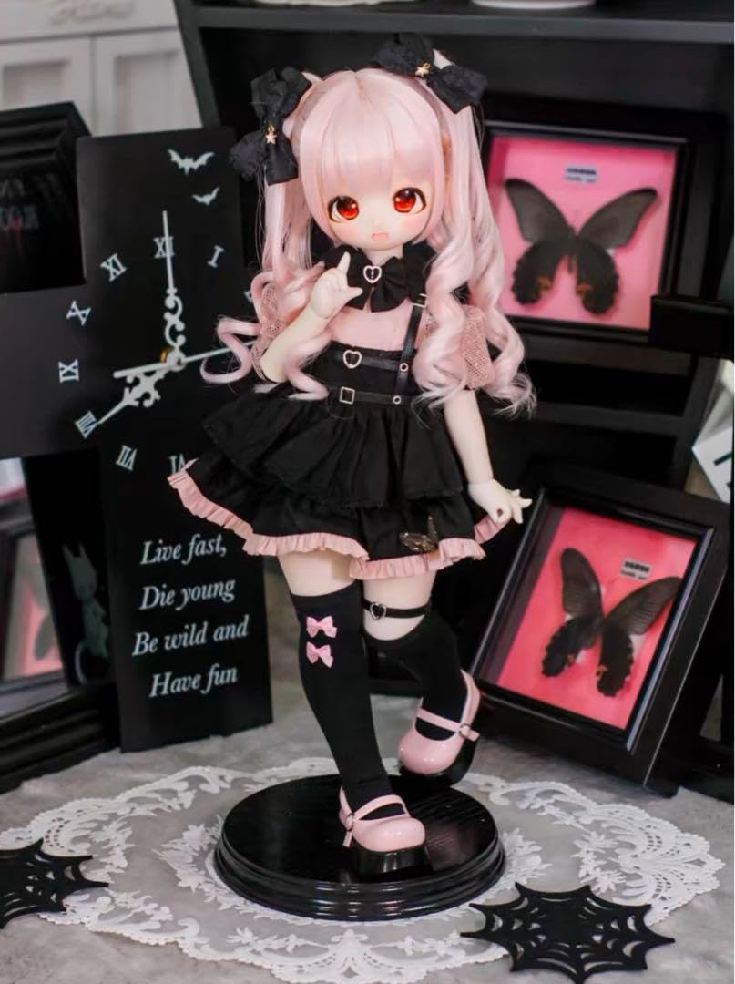 Amazon | mdd ドール アウトフィット 地雷 ピンク | 人形・ドール