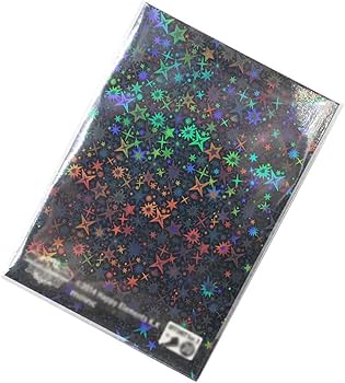 Amazon | ノーブランド品 ホログラムスリーブ スター 星 ホロ キラキラ