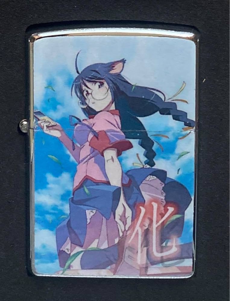 Amazon.co.jp: 化物語 猫耳 美少女 パンチラ オイルライター zipp o 風