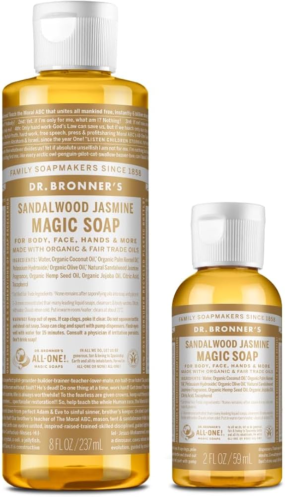 Amazon | ドクターブロナー マジックソープ サンダルウッドジャスミン