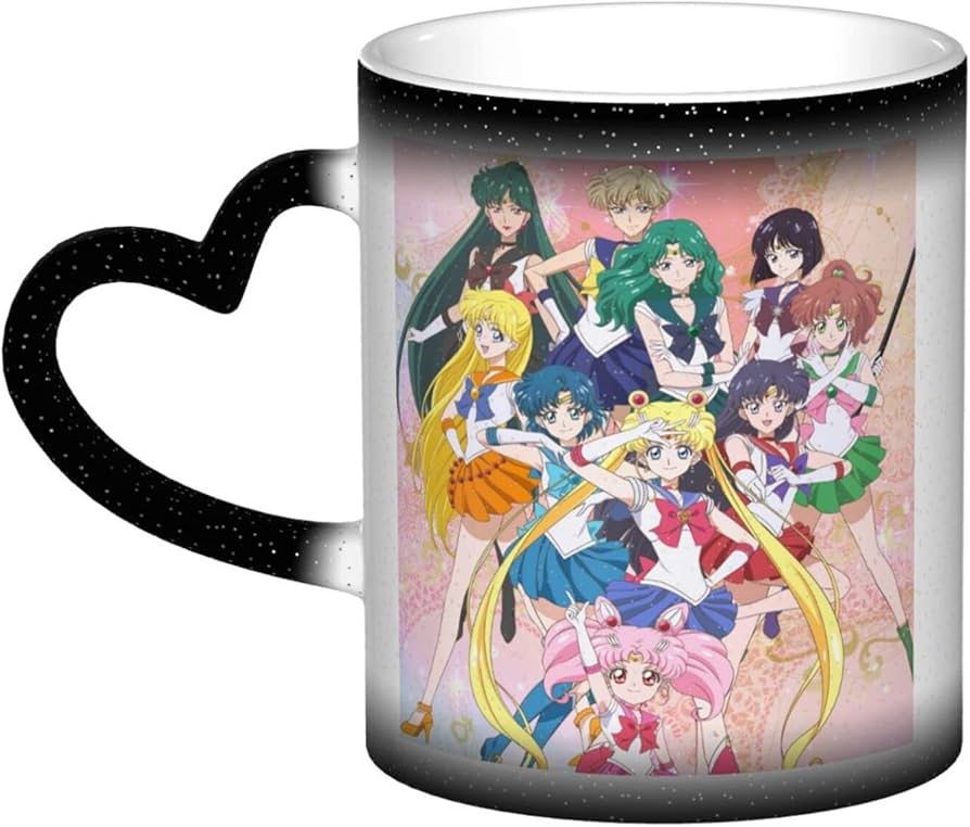Amazon.co.jp: 美少女戦士セーラームーン マグカップ 変色カップ 耐熱