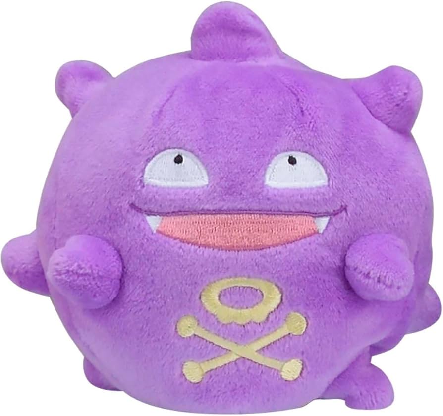 Amazon.com: Pokemon Center: Sitting Cuties: Koffing Plush # 109