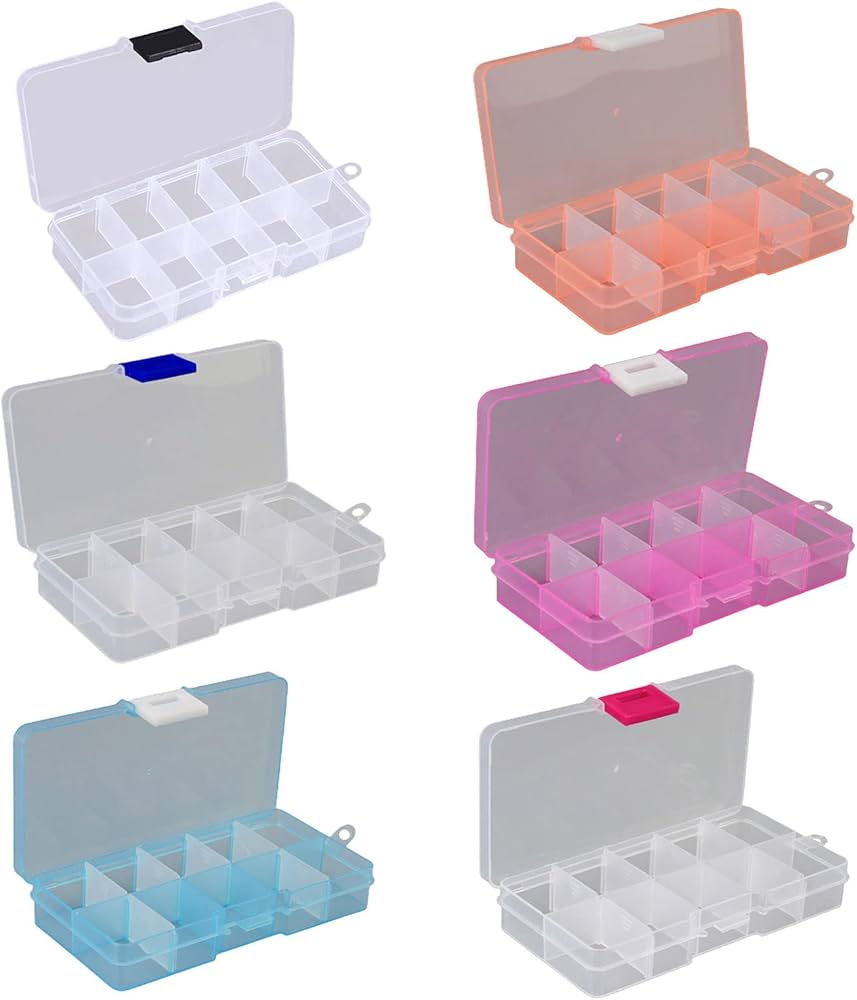 Amazon.co.jp: KSTZGTA 透明プラスチック収納ボックス 10