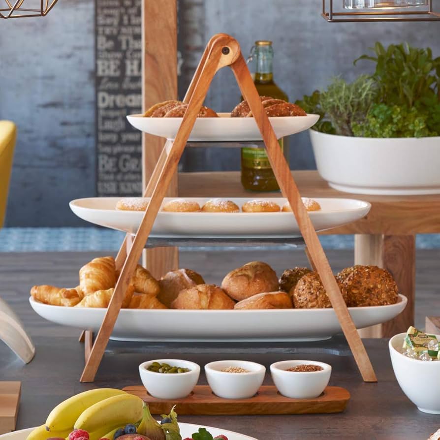 Amazon.com | Villeroy & Boch Artesano Original 3 Tier Tray Stand