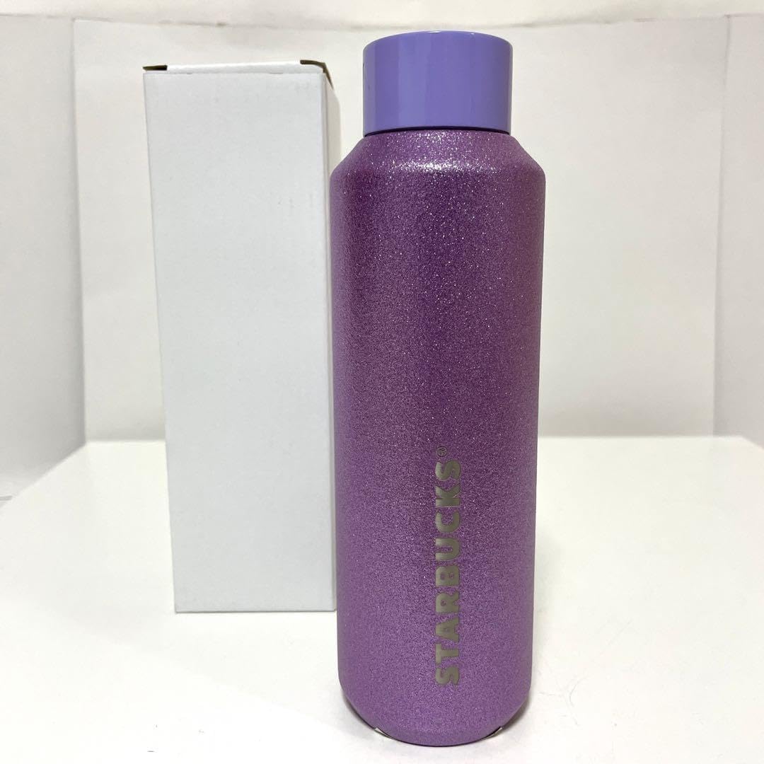 Amazon｜スターバックス ステンレスボトル グリッターパープル 591ml