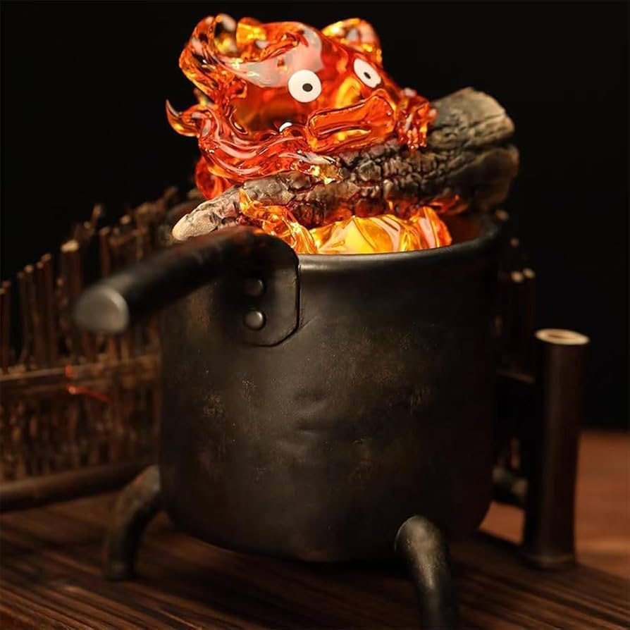 Amazon.co.jp : カルシファー ナイトライト、カルシファー ランプ、カ