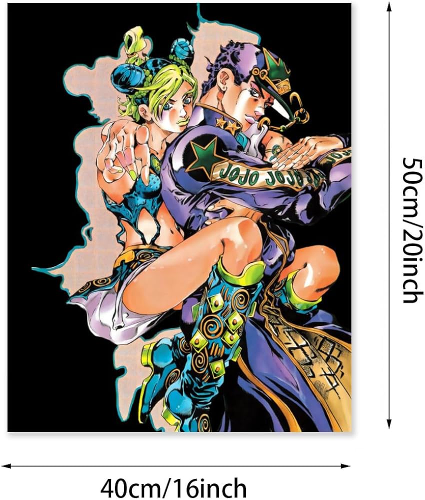 Amazon.co.jp: デジタル油絵 ジョジョの奇妙な冒険 空条徐倫 数字油絵