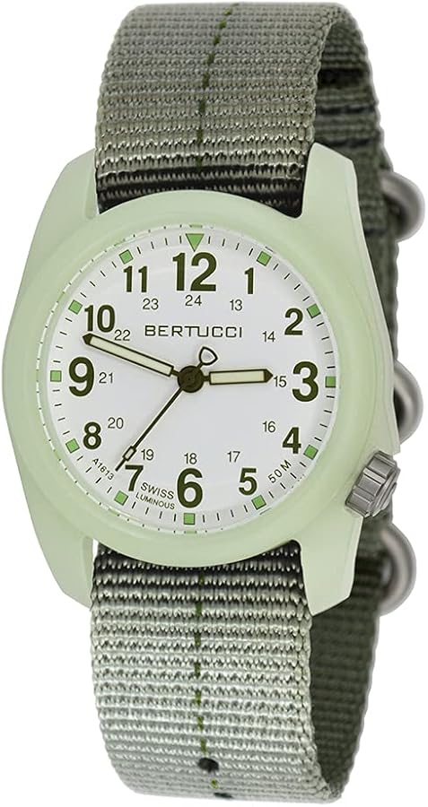 Amazon.com: BERTUCCI 11028 Men's A-2R Dx3 Field Analog Watch