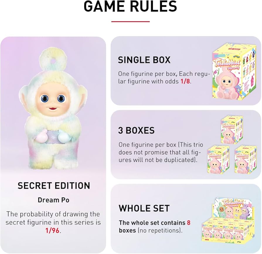 Amazon.co.jp: POP MART テレタビーズ バイブランシー シリーズ