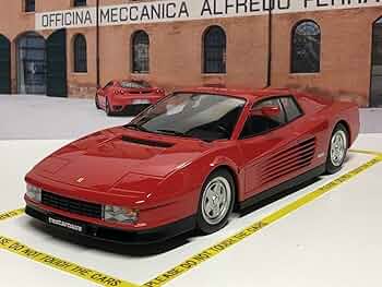 Amazon | KK scale 1/18 Ferrari Testarossa Monospecchio 1984 レッド