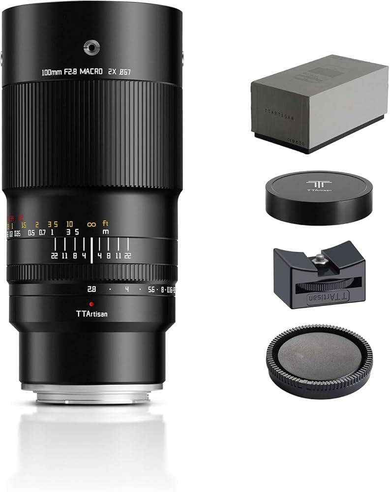 Amazon.com : TTArtisan 100mm F2.8 2X Macro, Full Frame Lens 2X