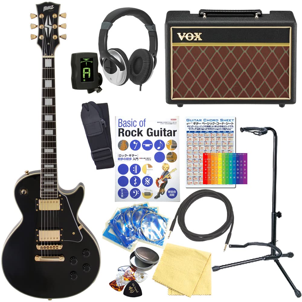 Amazon | エレキギター 初心者セット レスポール カスタム タイプ VOX