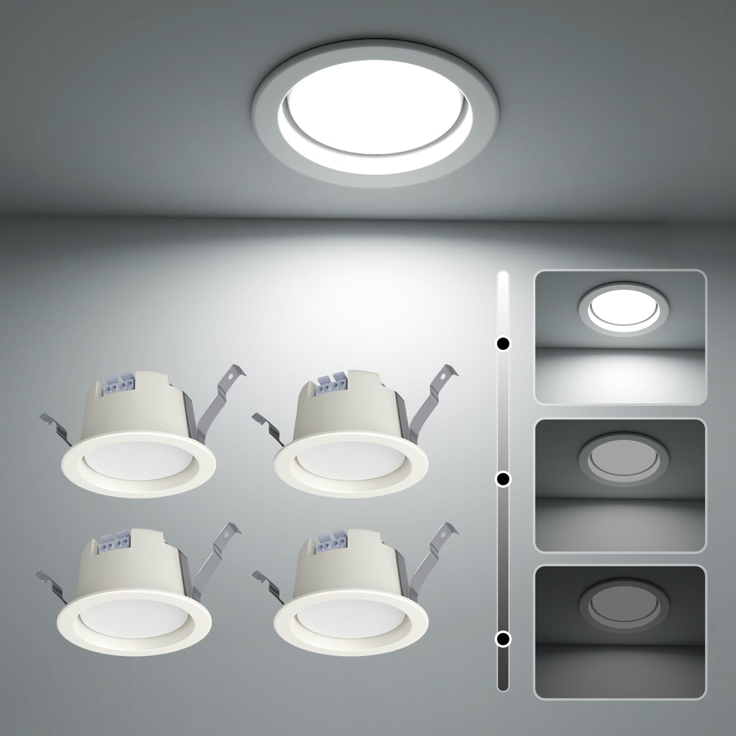 Amazon.co.jp: ICHIYO ledダウンライト 100φ SB形 天井埋込型 昼白色 3