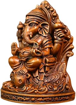 Amazon.co.jp: 木彫り 仏像 インドの神様 ガネーシャの置物 ガネーシャ