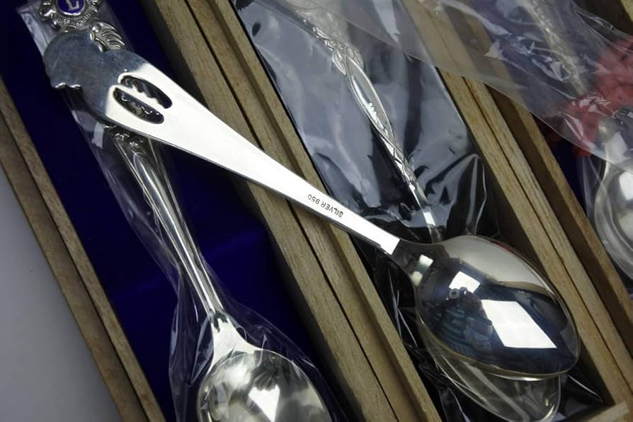 Amazon | ライオンズクラブ SILVER 銀製 スプーン 8点 142G | ノー