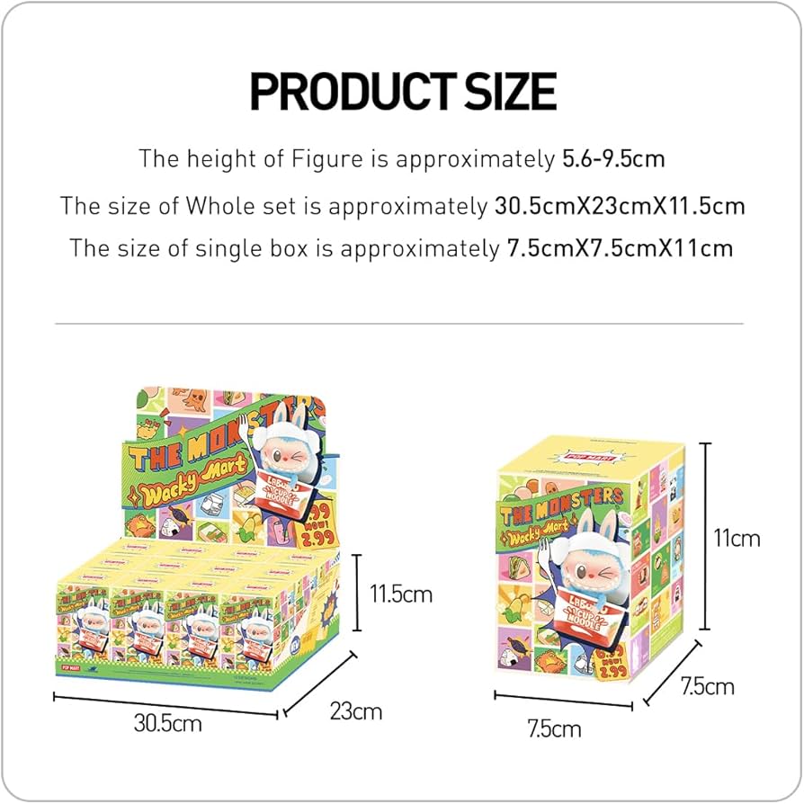 Amazon | POP MART THE MONSTERS Wacky Mart シリーズ 【アソート