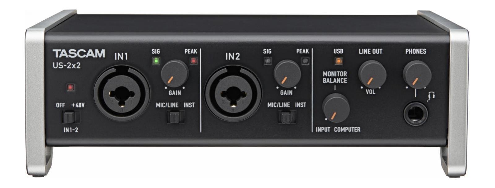 Amazon.co.jp: TASCAM USBオーディオインターフェース US-2x2-CU