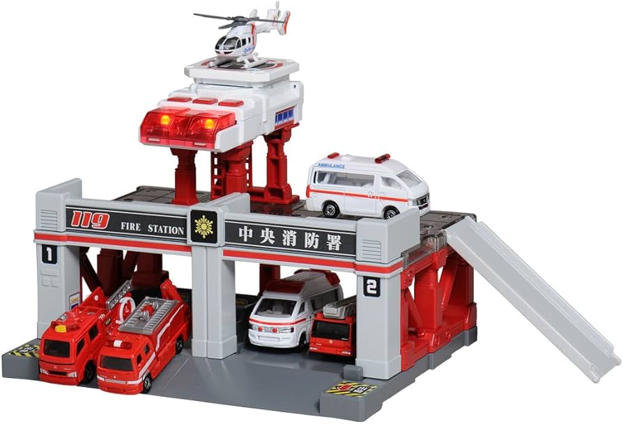 Amazon.co.jp: トミカ トミカタウンビルドシティ サウンドライト消防署