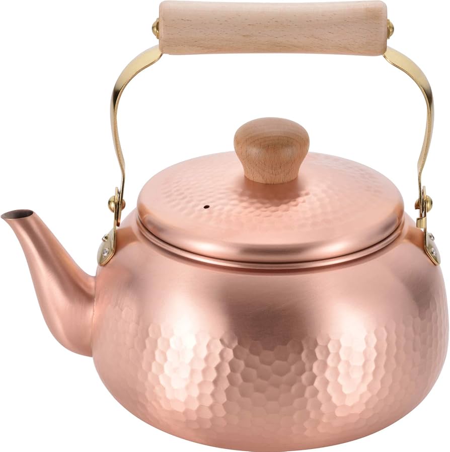 Amazon.co.jp: 和平フレイズ 燕三条製 純銅 やかん ケトル 2.4L ガス火