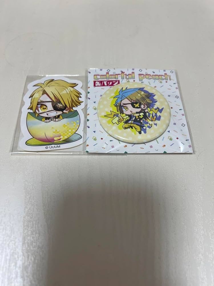 Amazon.co.jp: レア カラフルピーチ たっつん 初期缶バッジ ビレバン