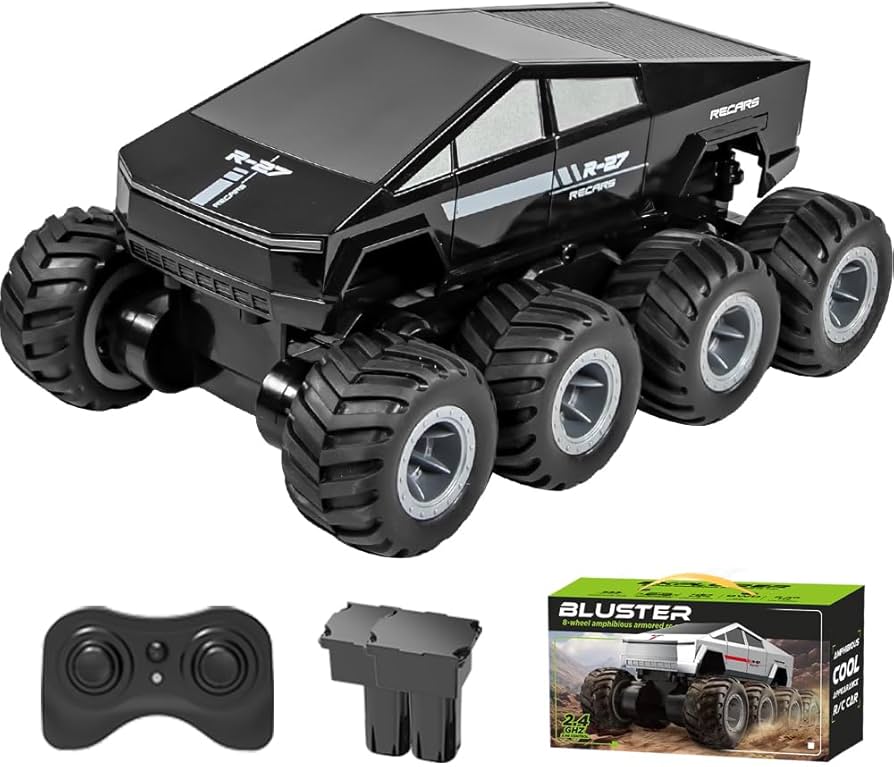 Amazon.co.jp: ZAVEN 水陸両用 ラジコン オフロード 8WD トラック 人気