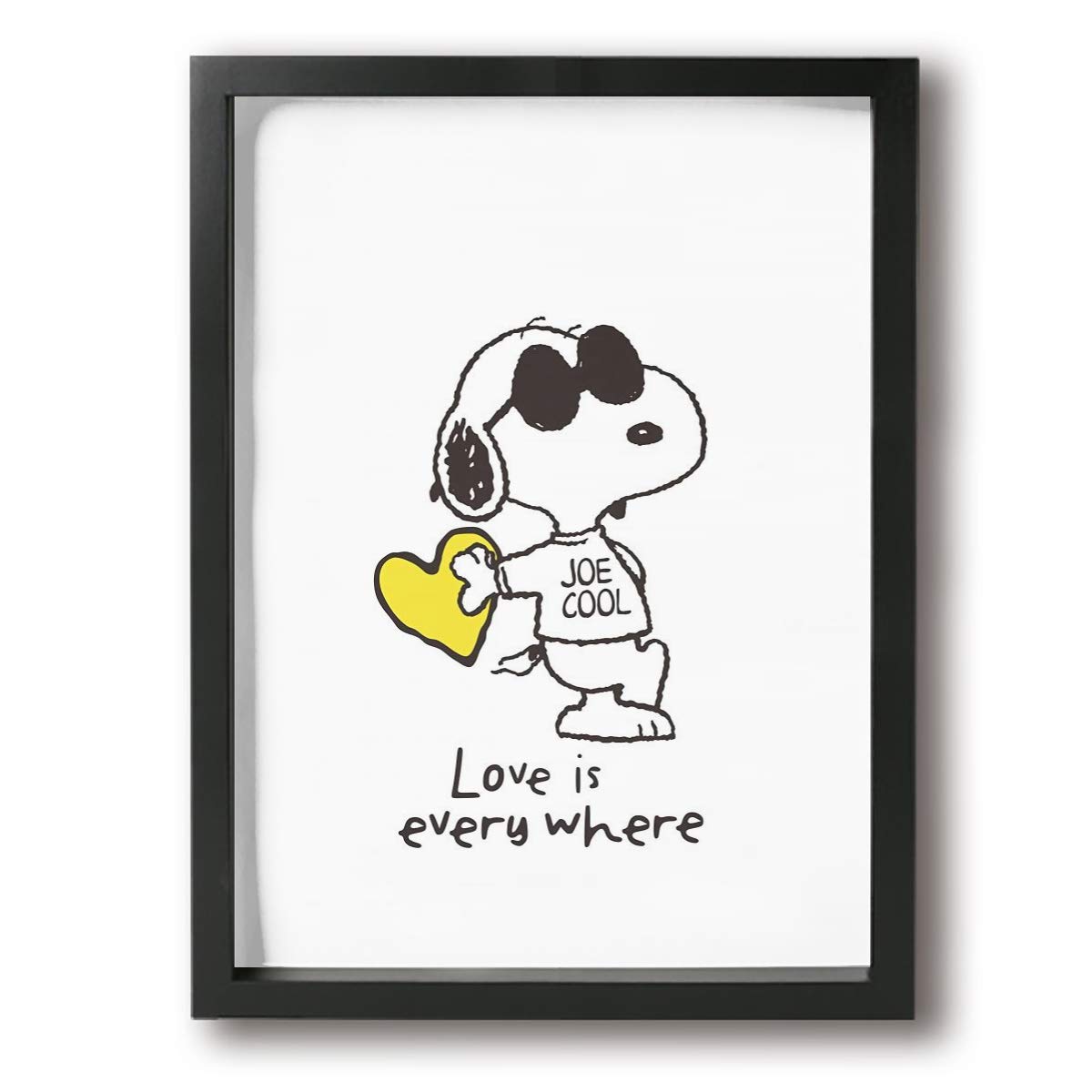Amazon｜Snoopy スヌーピー アートパネル 壁飾り 絵画 壁掛け ポスター