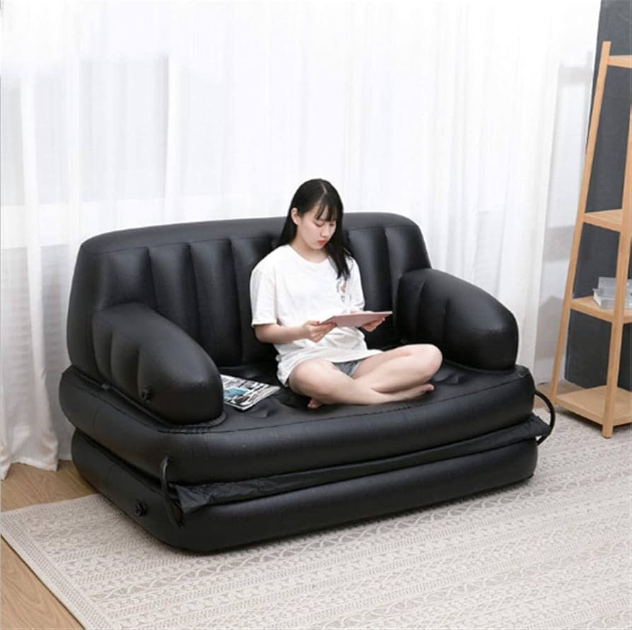 Amazon.co.jp: インフレータブルソファベッド、ダブル多機能ソファ