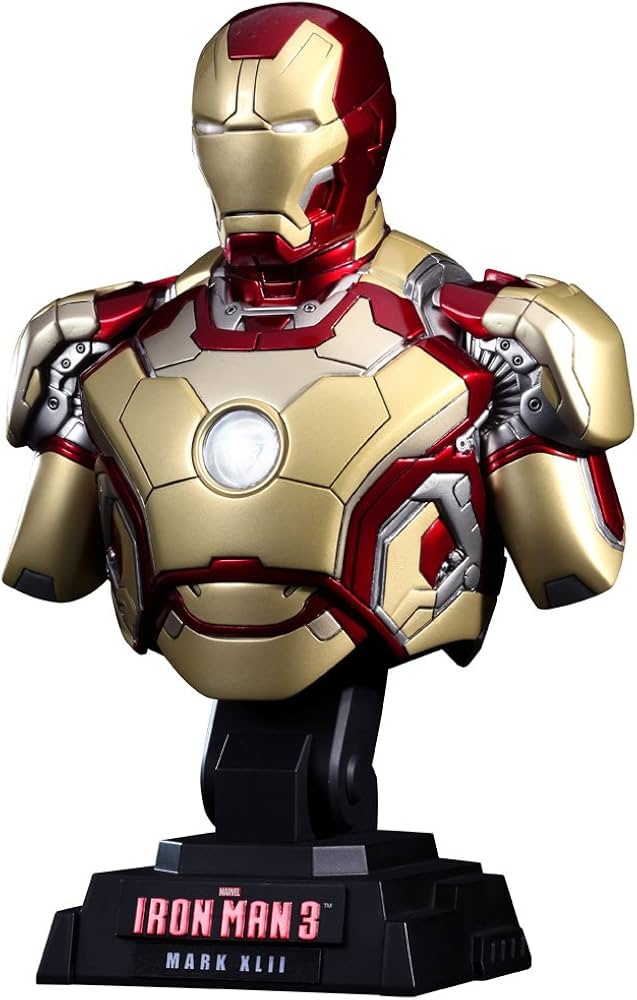Amazon.co.jp: ホットトイズ・バスト アイアンマン3 1/4スケールバスト