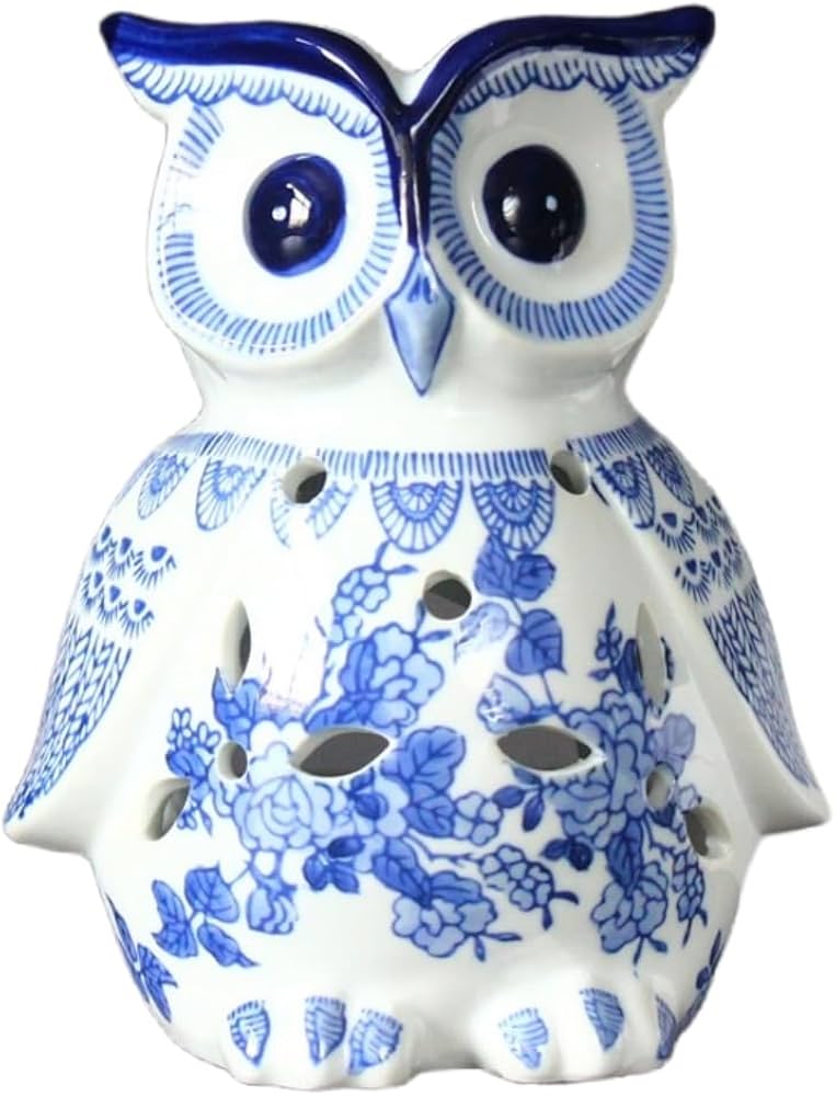 Amazon.co.jp: フクロウ 置物 ガーデン オブジェ かわいい フクロウ