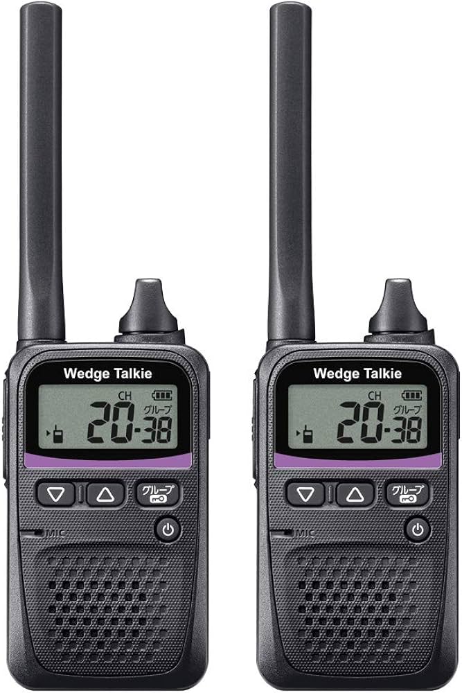 Amazon | ウェッジトーキー WED-NO-001 特定小電力トランシーバー 2台