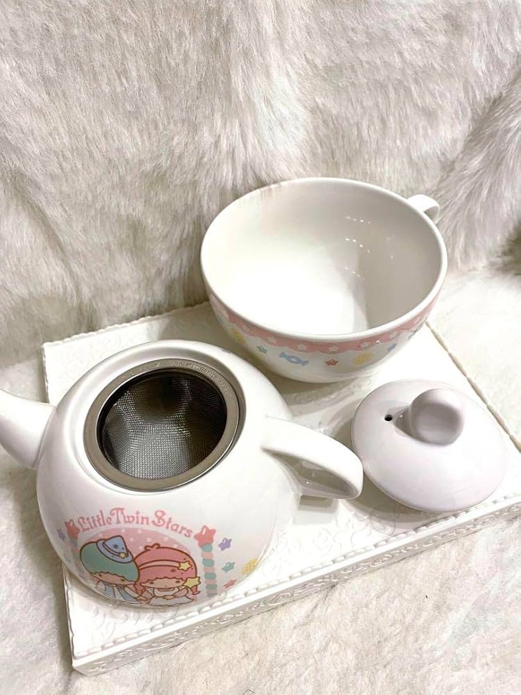 Amazon | キキララ リトルツインスターズ ティーポット ティーカップ
