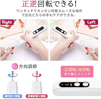 Amazon.co.jp: 「現役ネイリスト監修」ネイルマシン 電動ネイルマシン