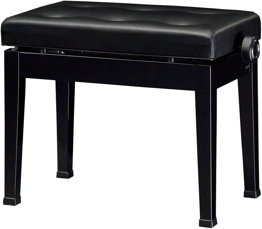 Amazon | 吉澤 ヨシザワ PEACOCK 高低タイプ ピアノ椅子 ブラック Y