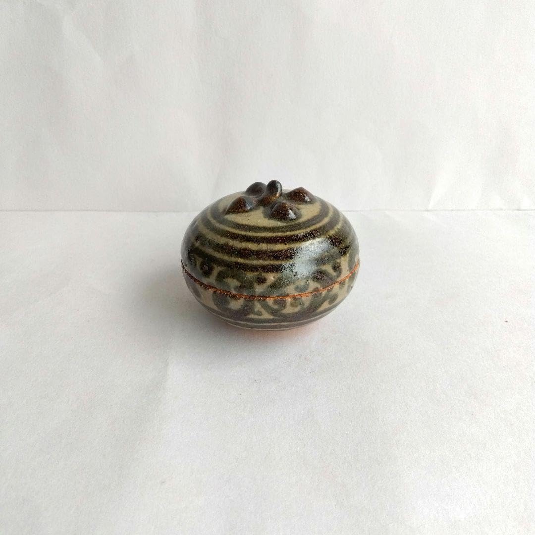 Amazon.co.jp: スンコロク宋胡録 柿香合 茶道具 宋胡禄 サワンカローク