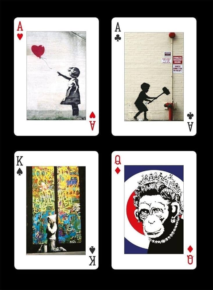 Amazon.com: Piatnik Banksy Playing Cards : Toys & Games