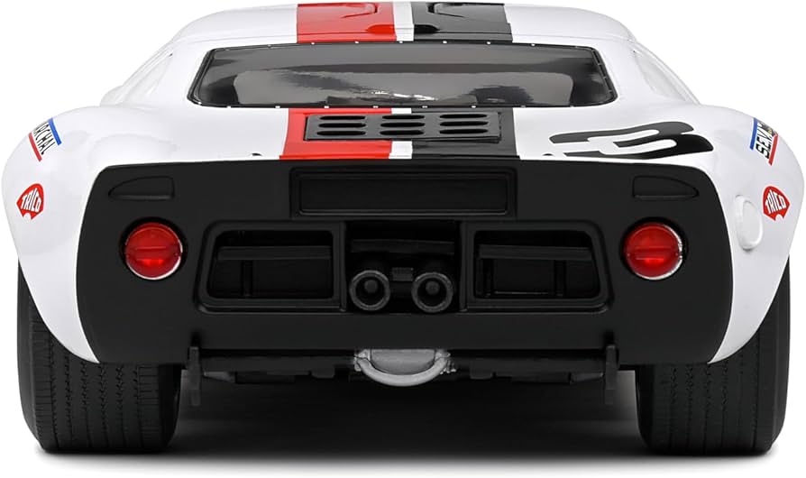 Amazon.com: Solido 1:18 GT40 MK.1 ERIC Dean Design White 2015