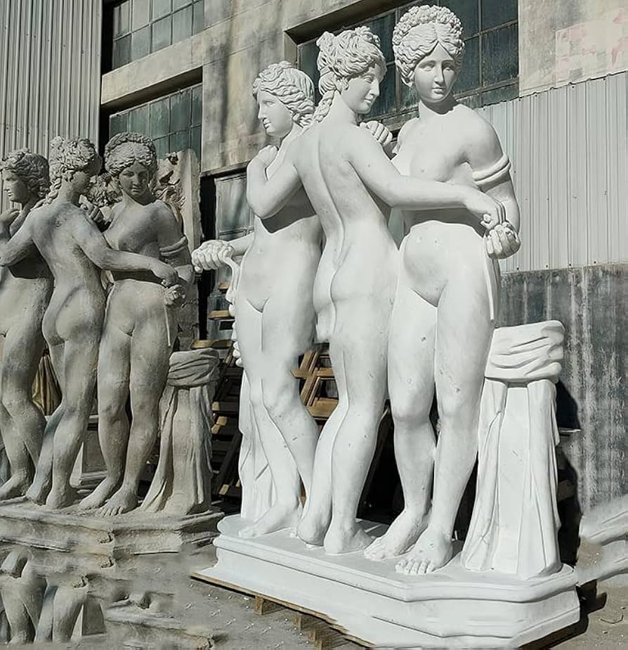 Amazon.co.jp: 三美神 アントニオ・カノーヴァの作品をモチーフ 天然